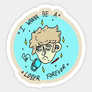 Loser (color) Sticker